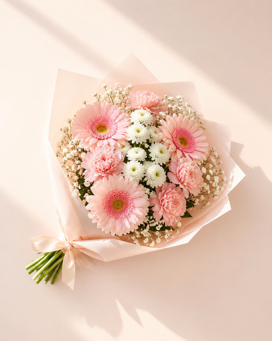 Pink Daisy Kiss